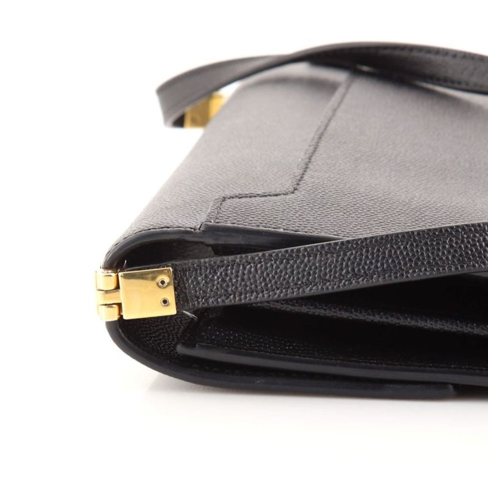 Saint Laurent Uptown Crossbody Bag Leather Mini Black - Picture 7 of 9